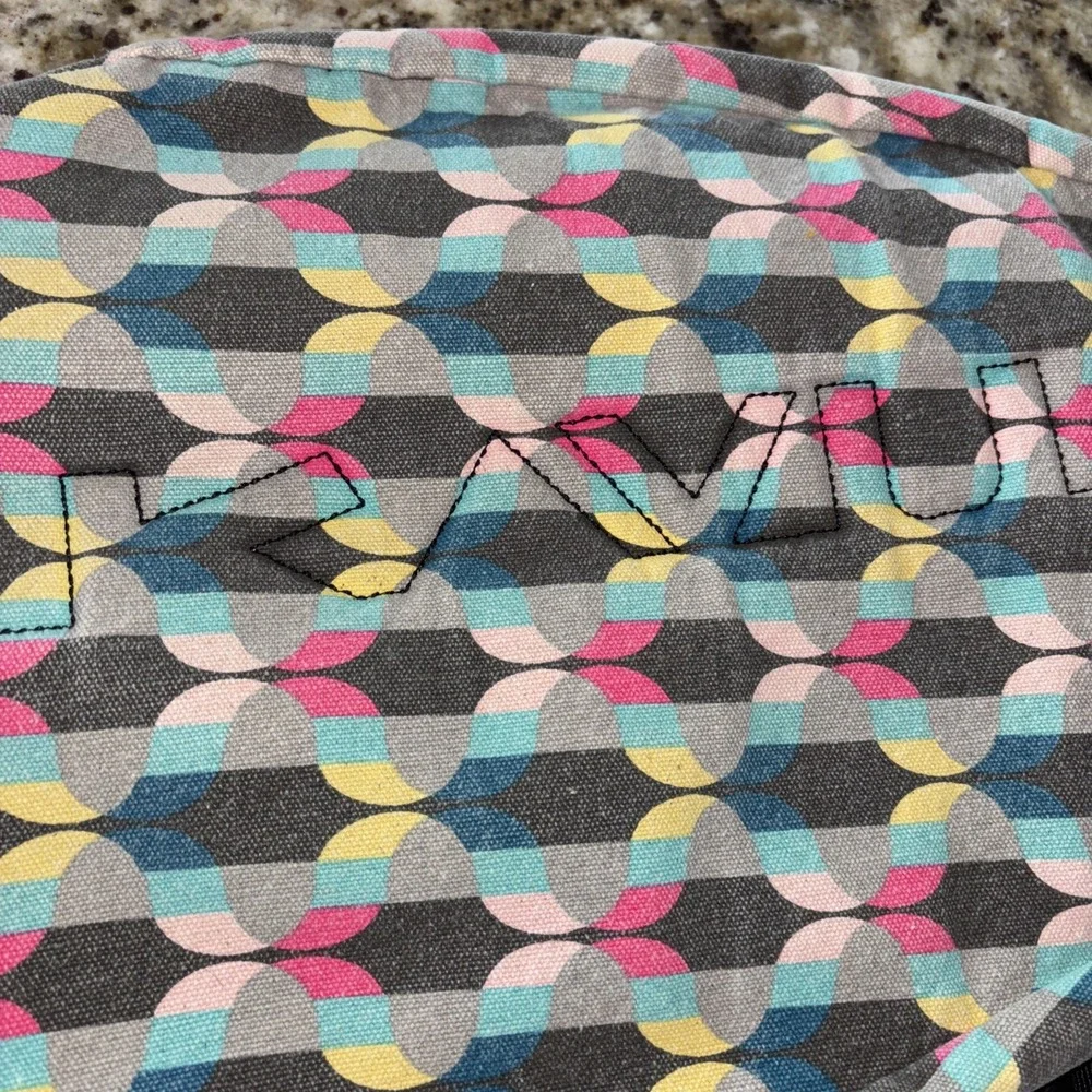 HTF Kavu Rope Bag Lantern Stripe Sling Backpack Heavy‎ Duty 3494